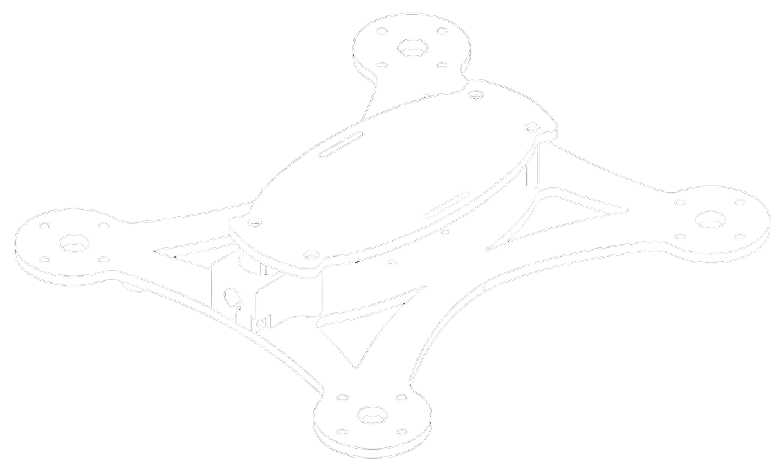 3D Printed FPV Drone Frame